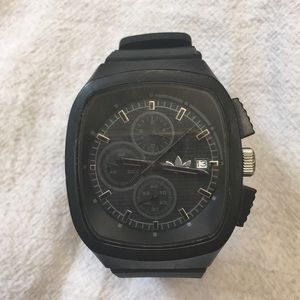 All Black Finish Adidas Watch